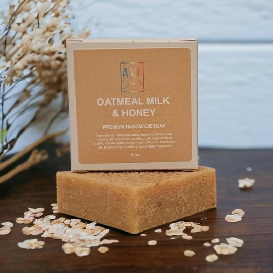 Oatmeal Milk and Honey Natural Soap