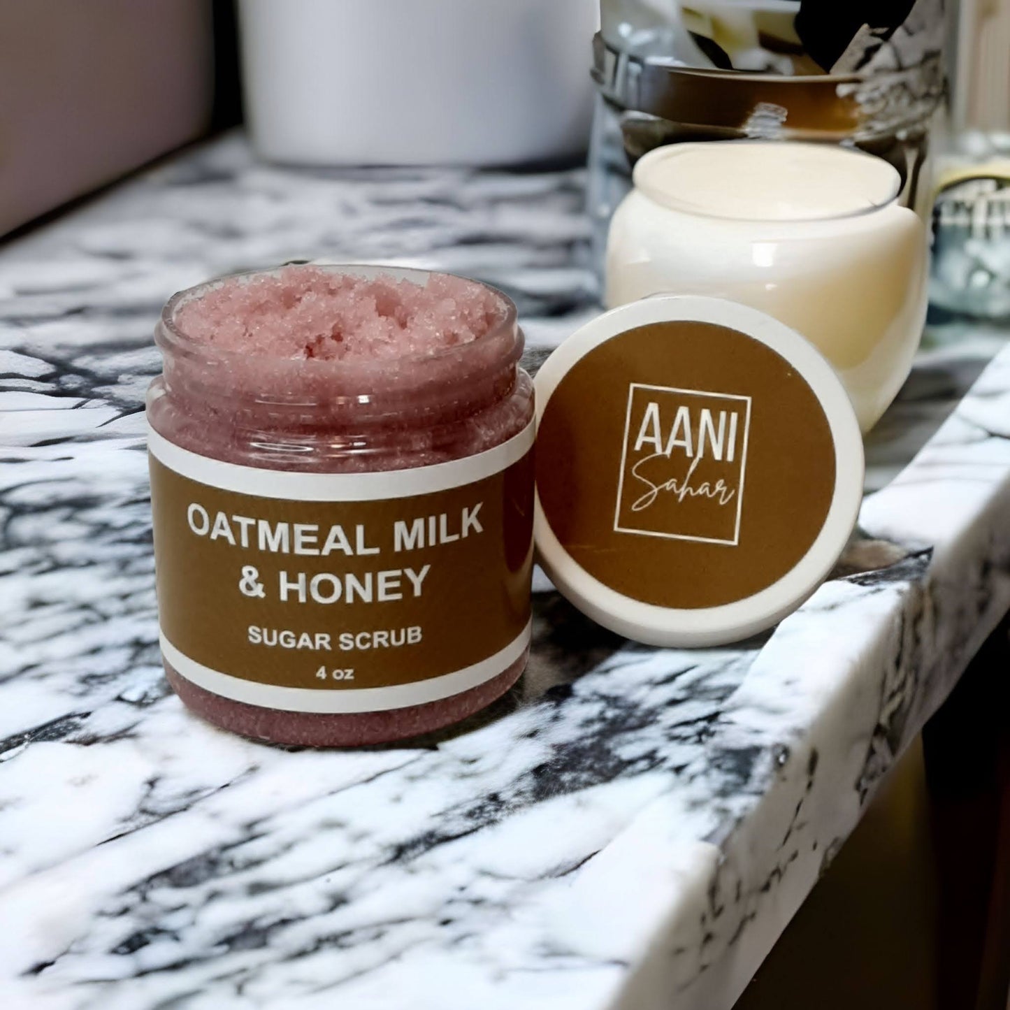 Oatmeal Milk Honey Sugar Scrub